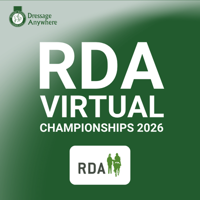 Green background with text: RDA Virtual Championships 2026